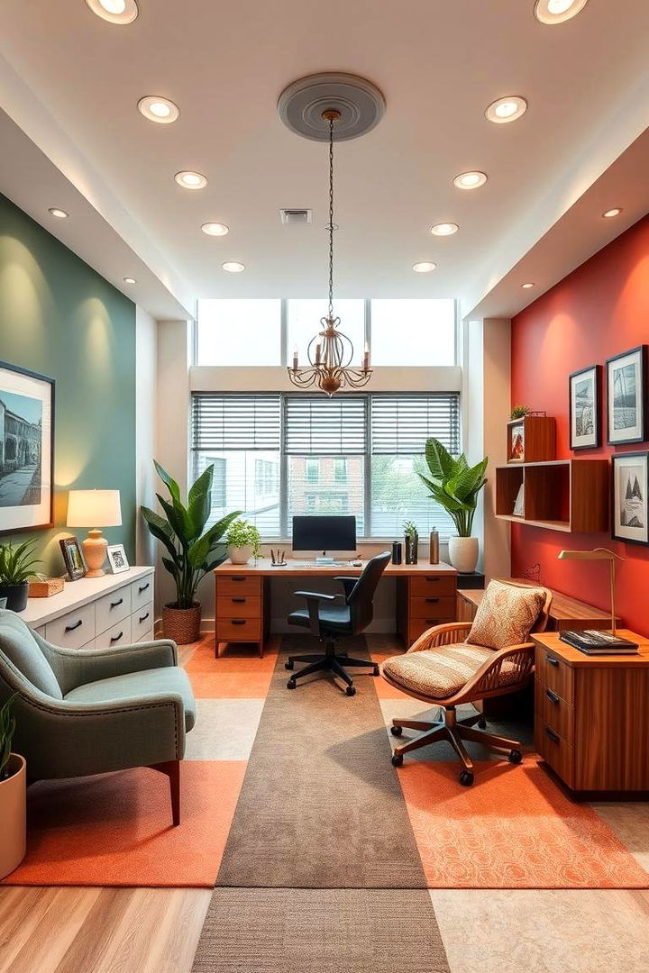 Customized Color Schemes - 22 Home Office Ideas for Him