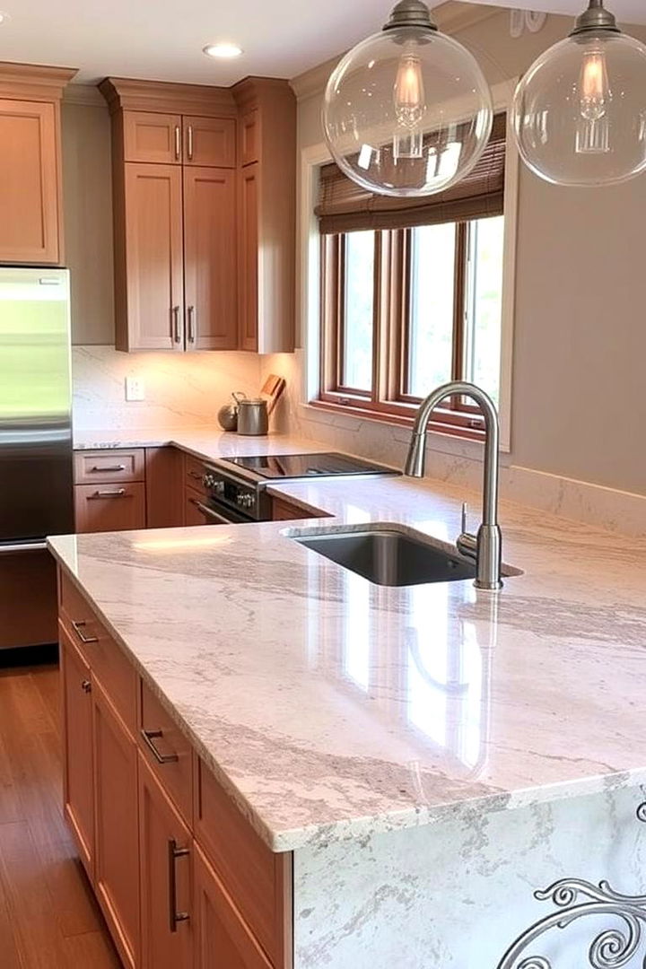 Customized Countertops - 22 Eclectic Kitchen Ideas