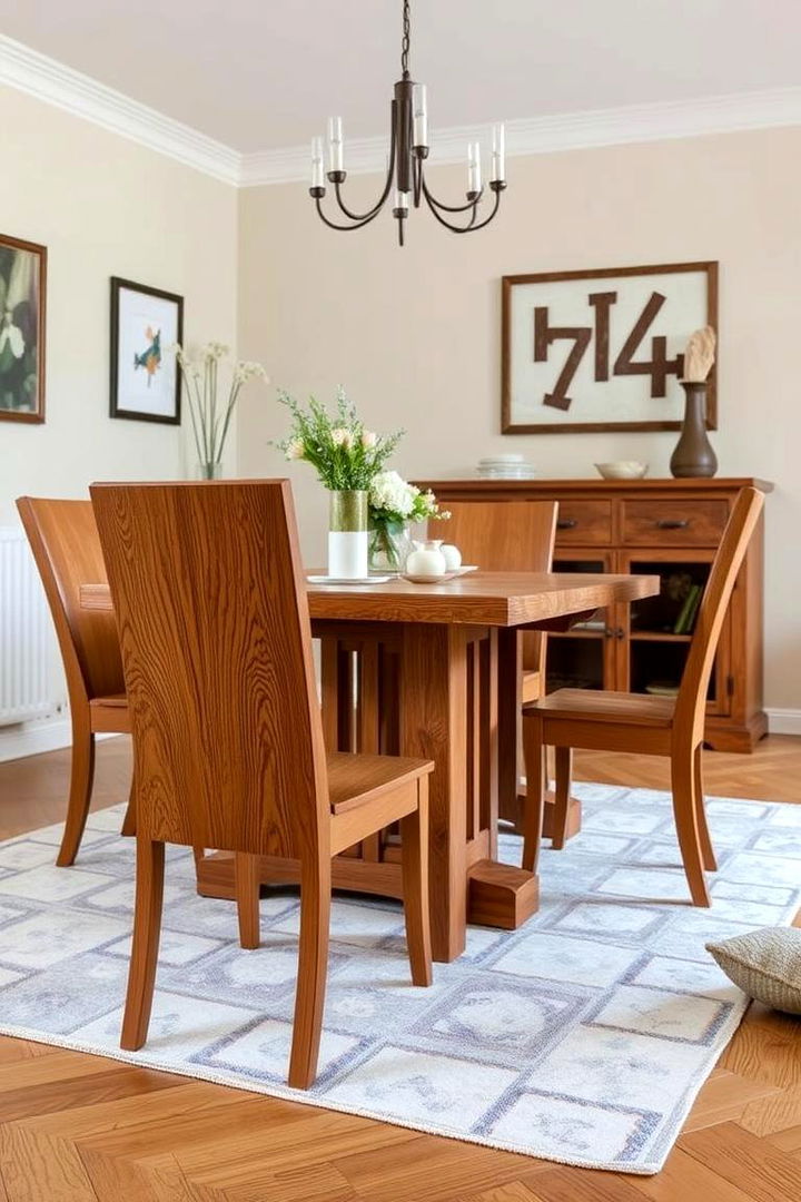 Customized Dining Room Oak - 22 Craftsman Dining Room Ideas