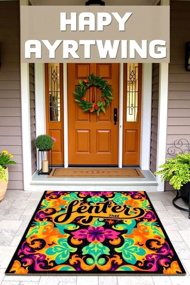 Customized Doormats for Style - 22 Entryway Ideas