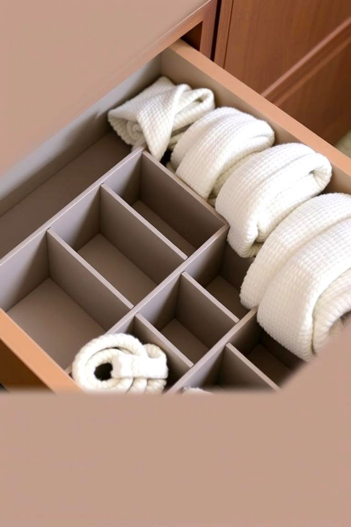 Customized Drawer Dividers - 22 Blanket Storage Ideas