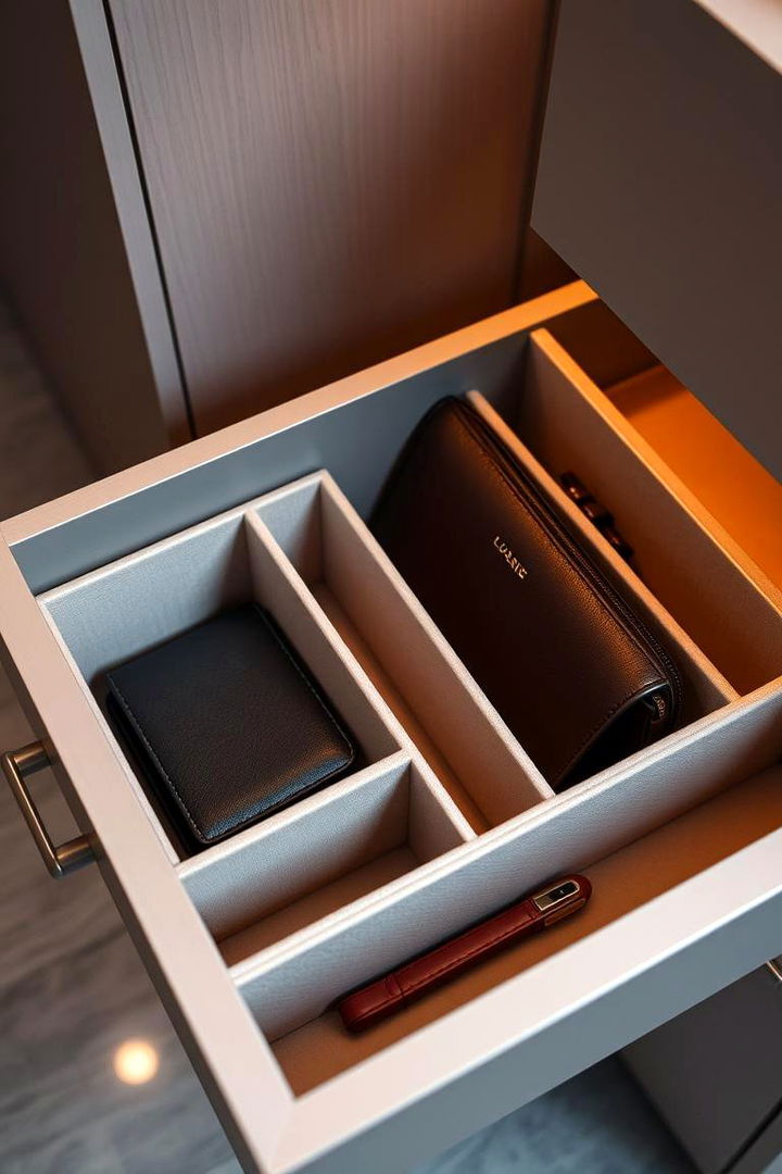 Customized Drawer Dividers - 22 Purse Storage Ideas