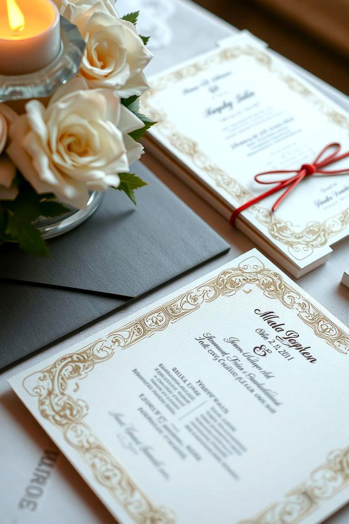 Customized Invitations and Details - 22 Party Decoration Ideas