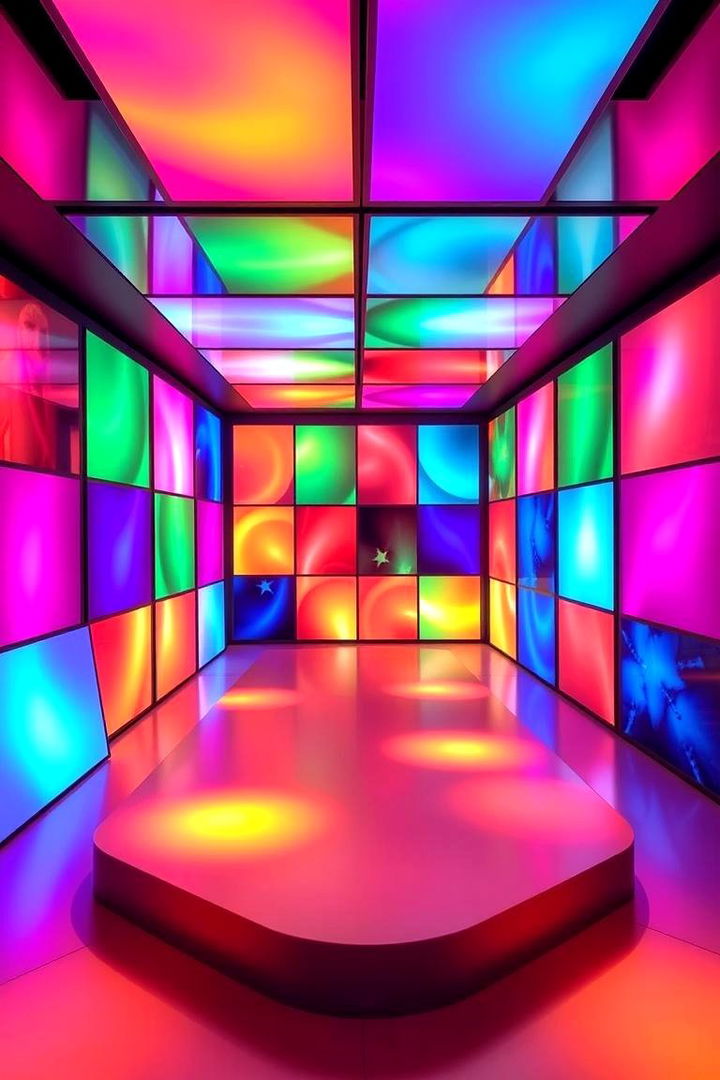 Customized Lighting Panels - 22 Streaming Setup Ideas