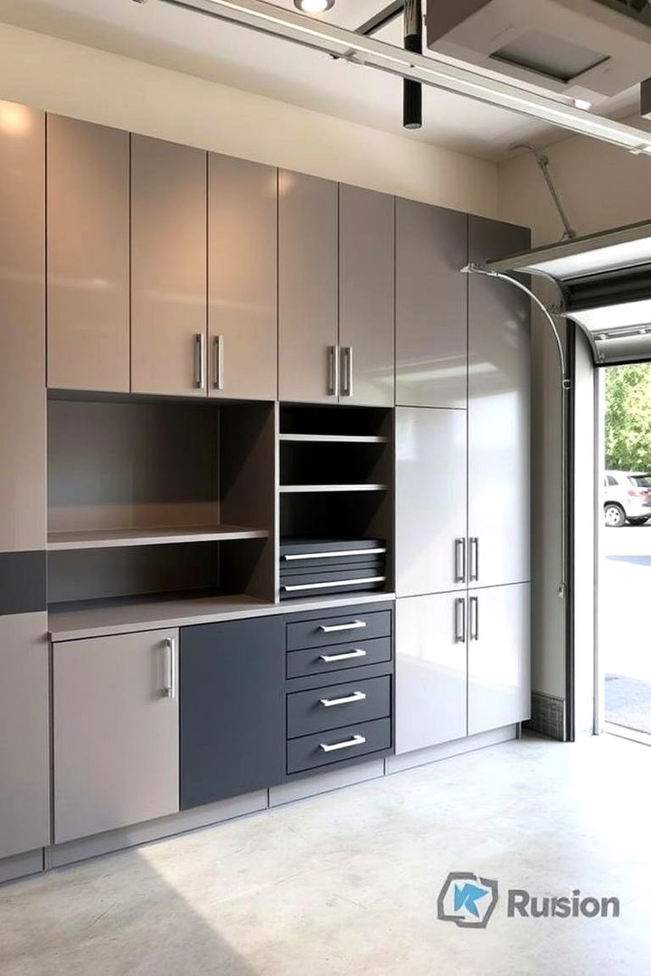 Customized Modular Cabinets - 22 Garage Shoe Storage Ideas