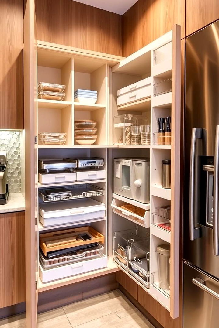 Customized Modular Inserts - 22 Blind Corner Kitchen Cabinet Ideas