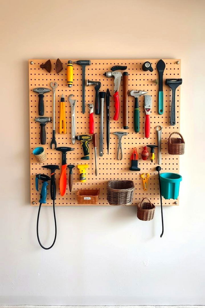 Customized Pegboard Systems - 22 Small Craft Room Ideas
