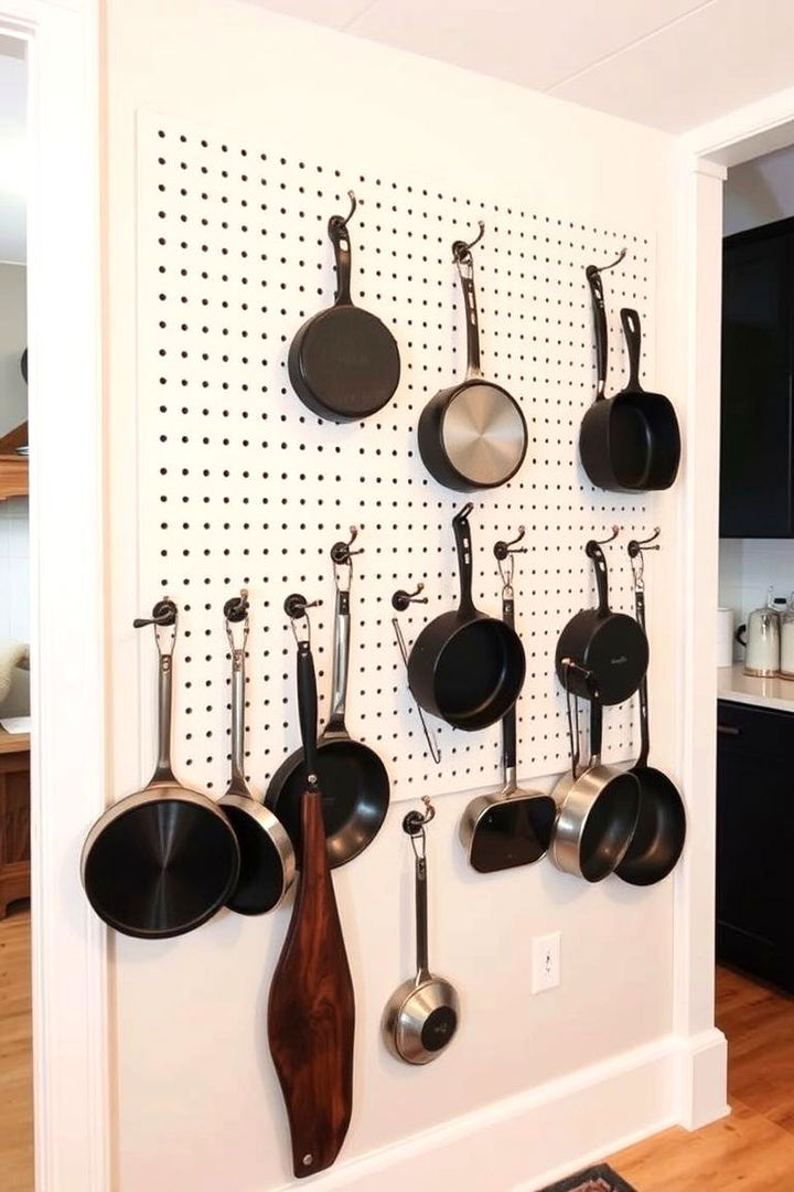 Customized Pegboard Systems - 22 Pots and Pans Storage Ideas