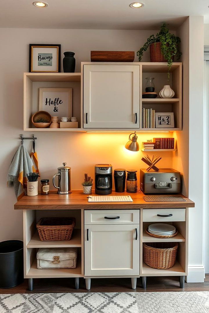 Customized Personal Station - 22 Coffee Station Ideas