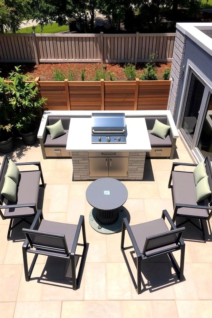 Customized Seating Arrangement - 22 Bbq Island Ideas