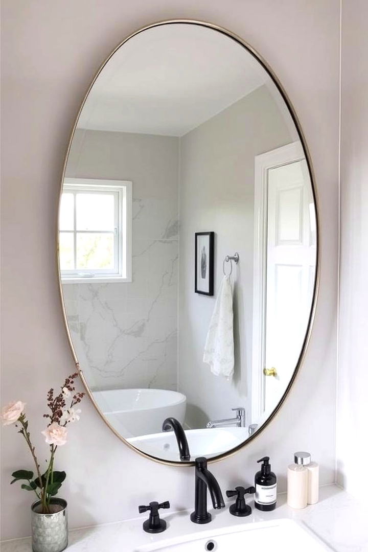 Customized Shapes - 22 Bathroom Mirror Ideas