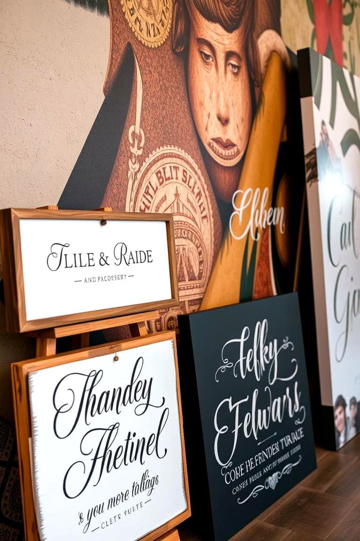Customized Signage Designs - 22 Party Decoration Ideas