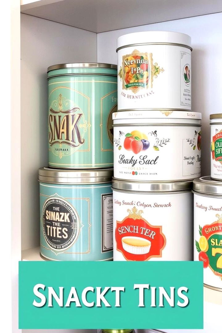Customized Snack Tins - 22 Snack Storage Ideas