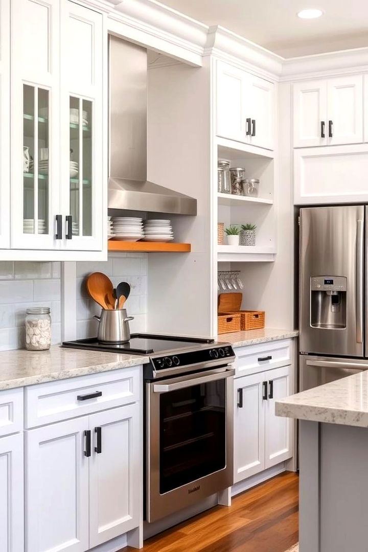Customized Storage Solutions - 22 Eat in Kitchen Ideas