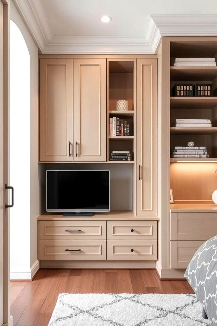 Customized Storage Solutions - 22 Glam Bedroom Ideas