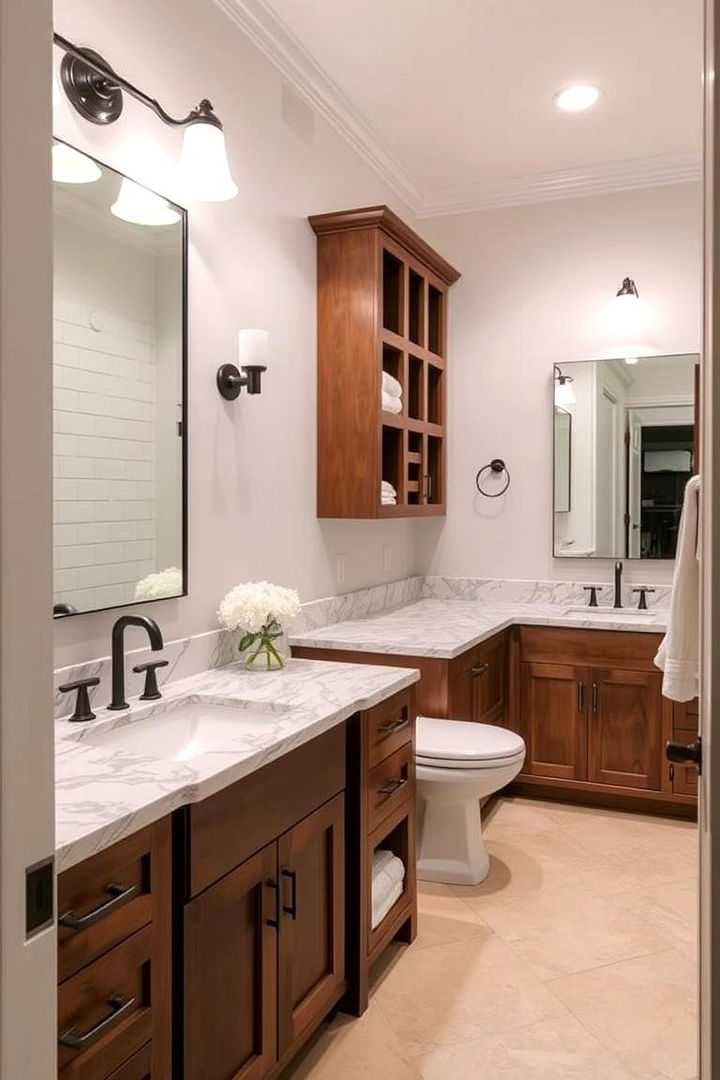 Customized Vanity Designs - 22 Guest Bathroom Ideas