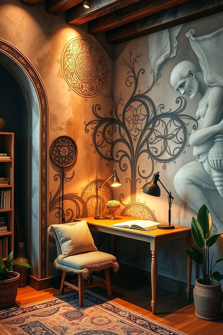 Customized Wall Murals - 22 Art Room Ideas