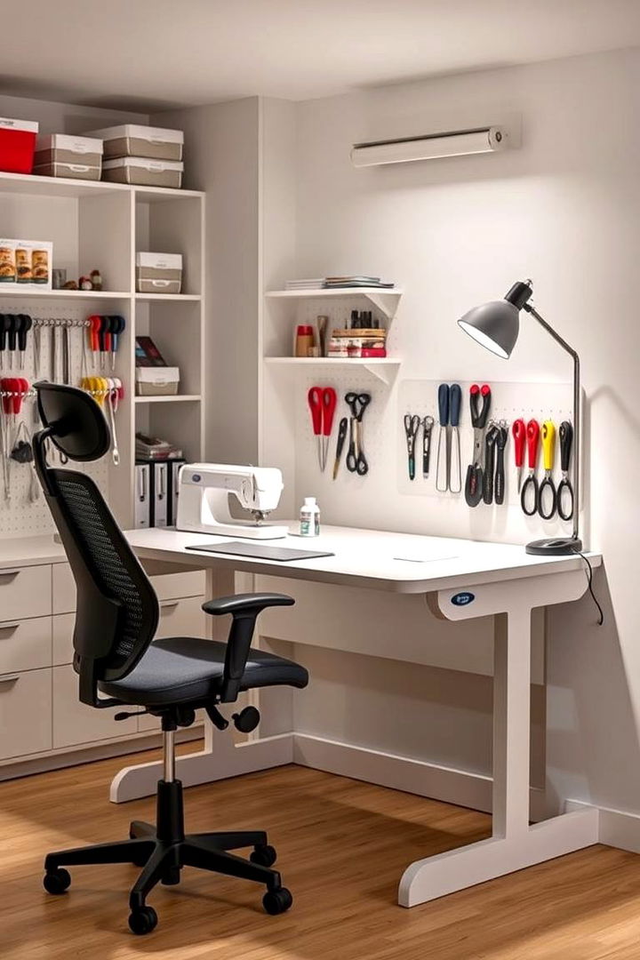 Customized Workstation Designs - 22 Sewing Room Ideas