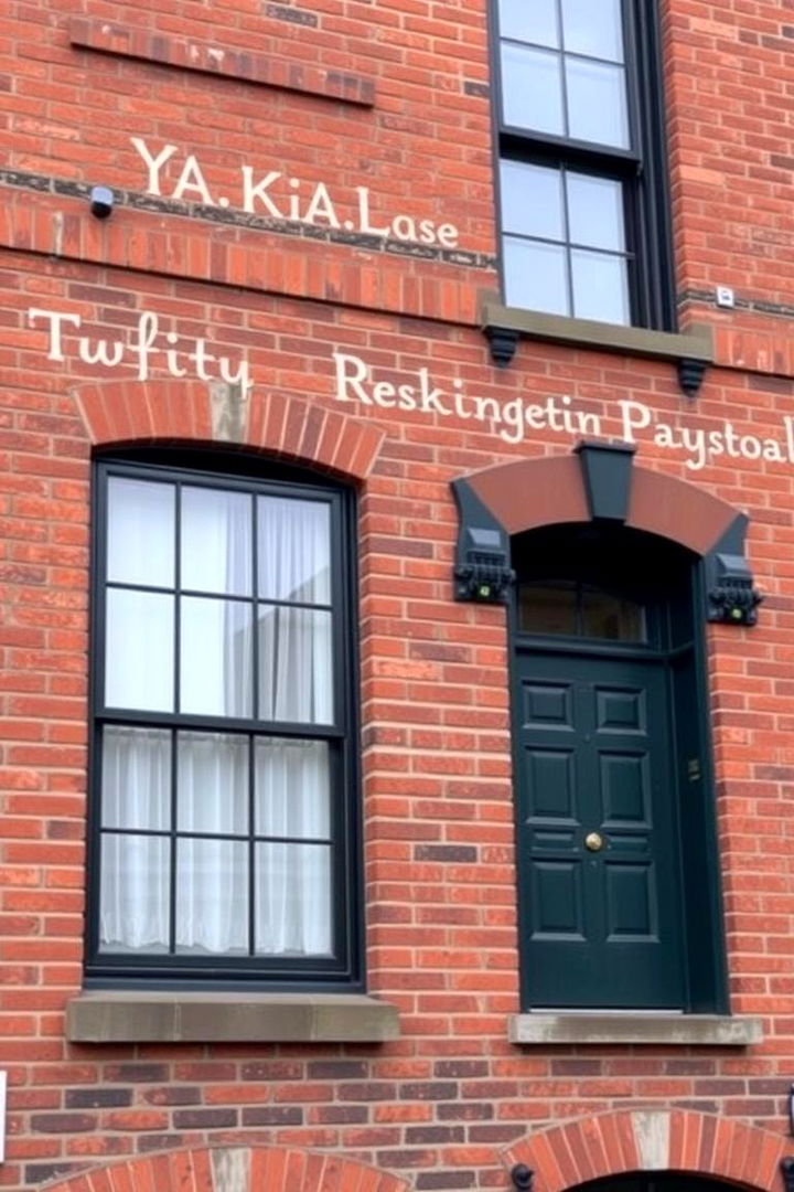 Customizing Unique Facades - 22 Painted Brick Houses