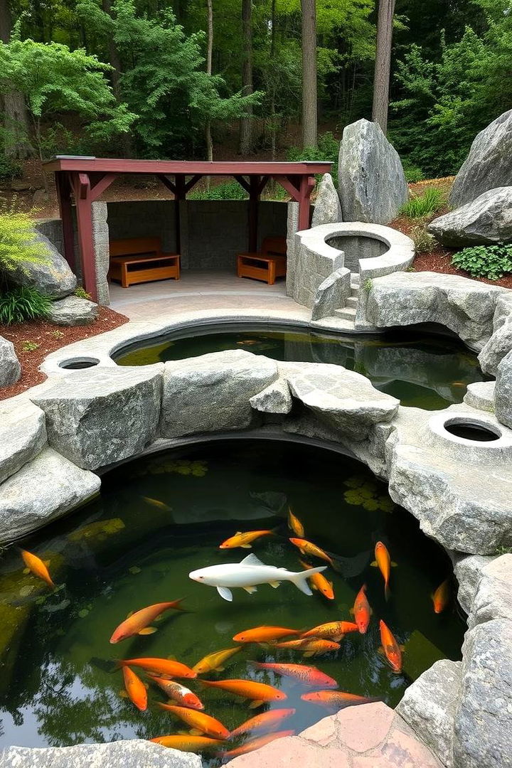 Customizing a Built In Fish Shelter Pond - 22 Fish Pond Ideas