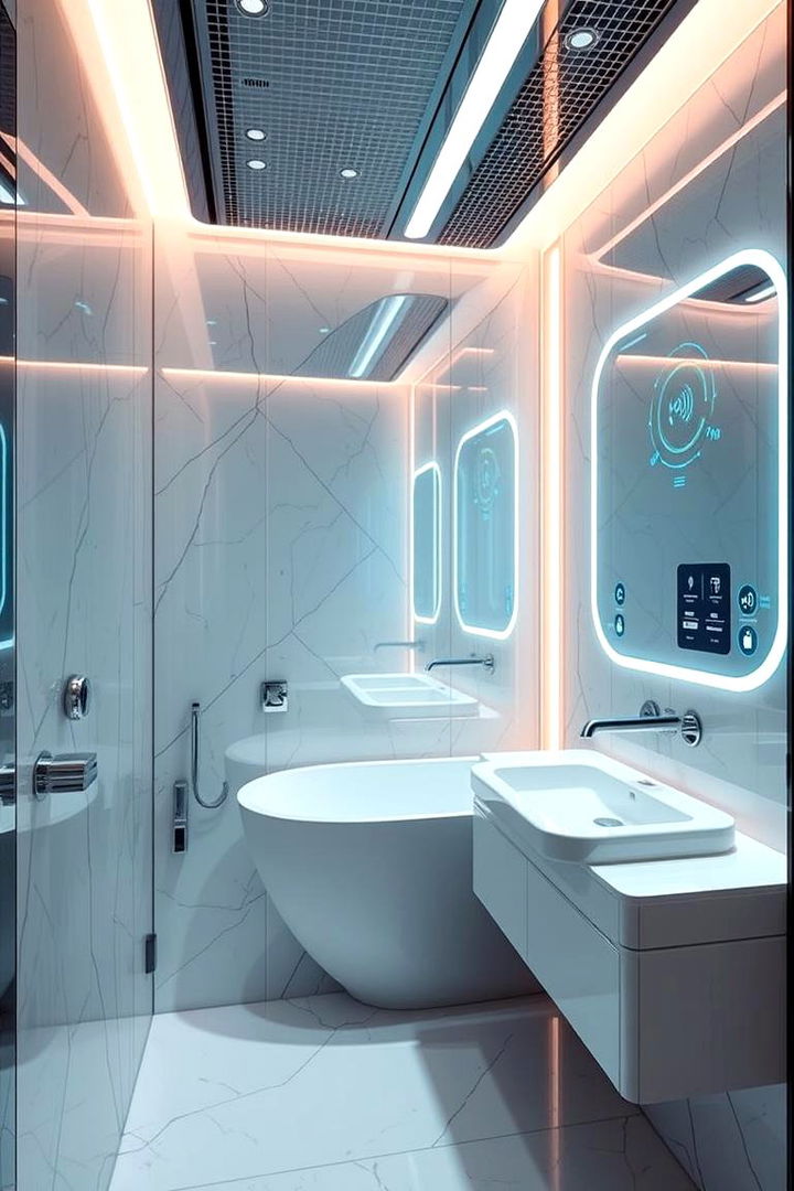 Cutting Edge Bathroom Tech - 22 Modern Bathroom Ideas