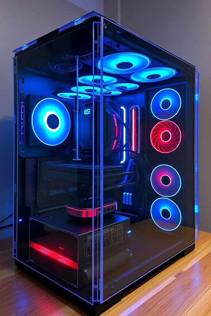 Cutting Edge Gaming PC Setup - 22 Boys Gaming Bedroom Ideas