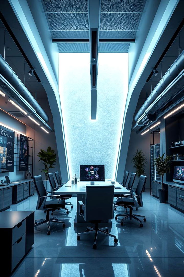 Cutting Edge Smart Tech Integrations - 22 Loft Office Ideas