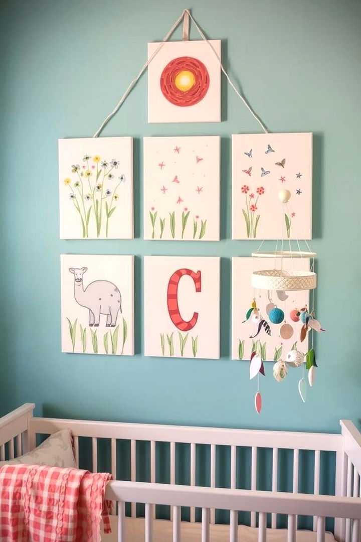 DIY Art Installations - 22 Boho Nursery Ideas