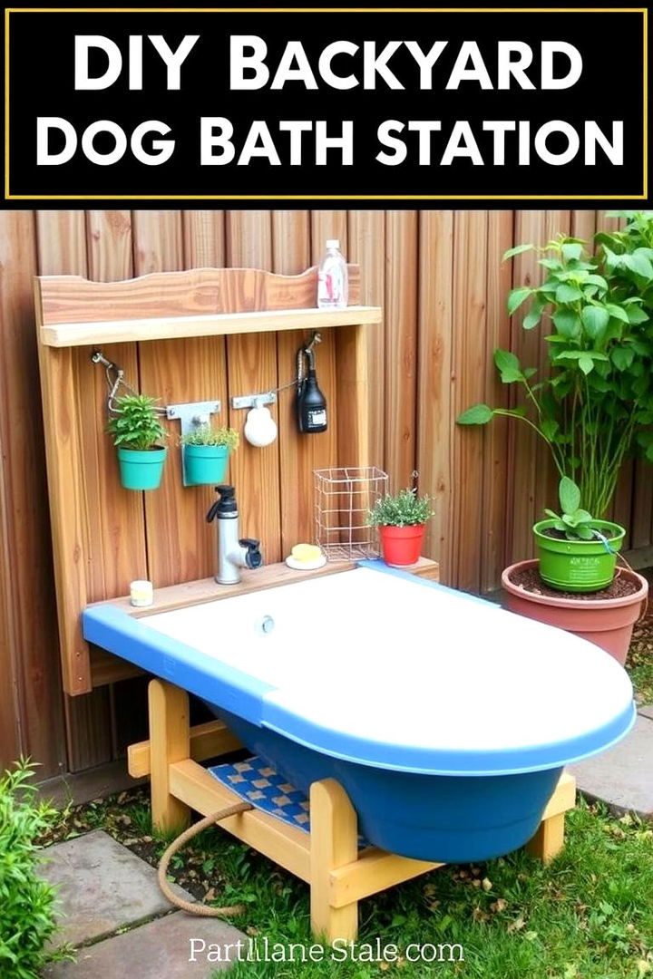 DIY Backyard Dog Bath Station - 22 Dog Wash Station Ideas