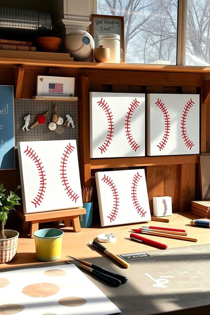 DIY Baseball Decor Crafts - 22 Baseball Room Decor Ideas