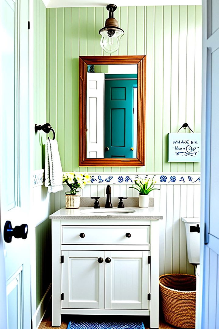 DIY Beadboard Creativity for Personalized Spaces - 22 Beadboard Bathroom Ideas
