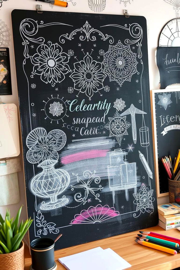 DIY Chalkboard Art Projects - 22 Chalkboard Ideas