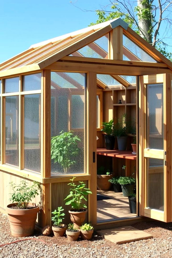 DIY Combo Construction - 22 Greenhouse and Shed Combo Ideas