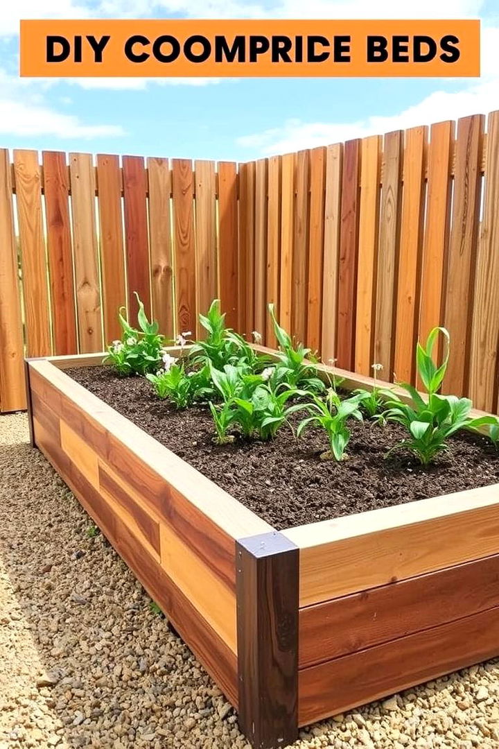 DIY Composite Raised Garden Bed - 22 Raised Garden Bed Along Fence Ideas