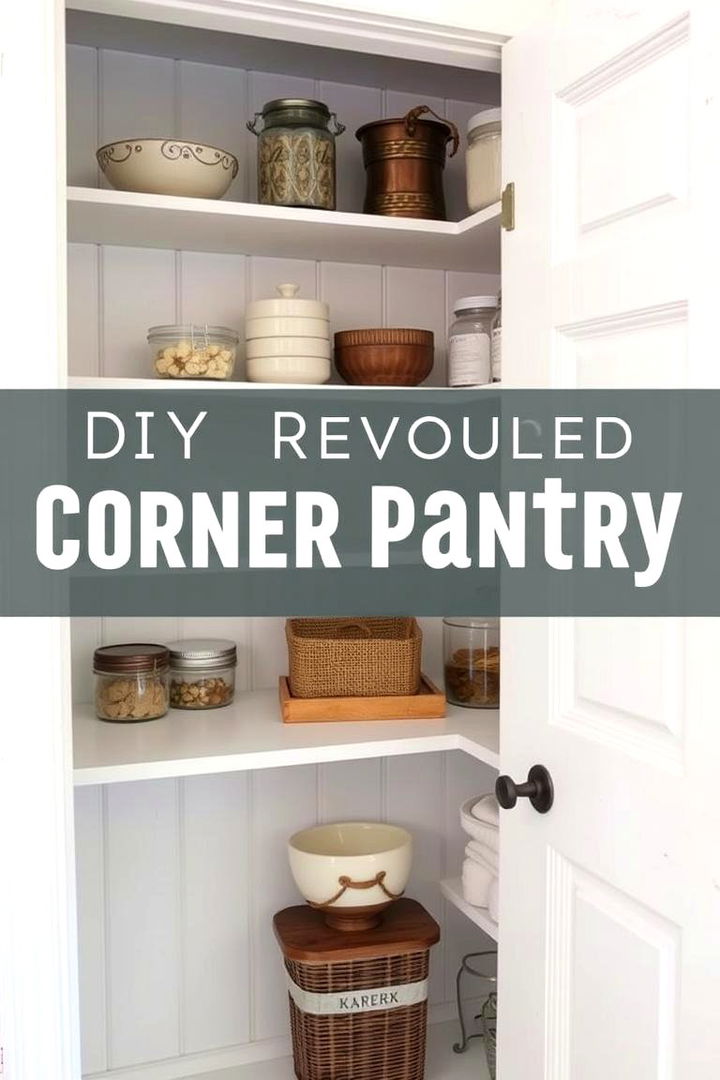 DIY Corner Pantry Makeovers - 22 Corner Pantry Ideas