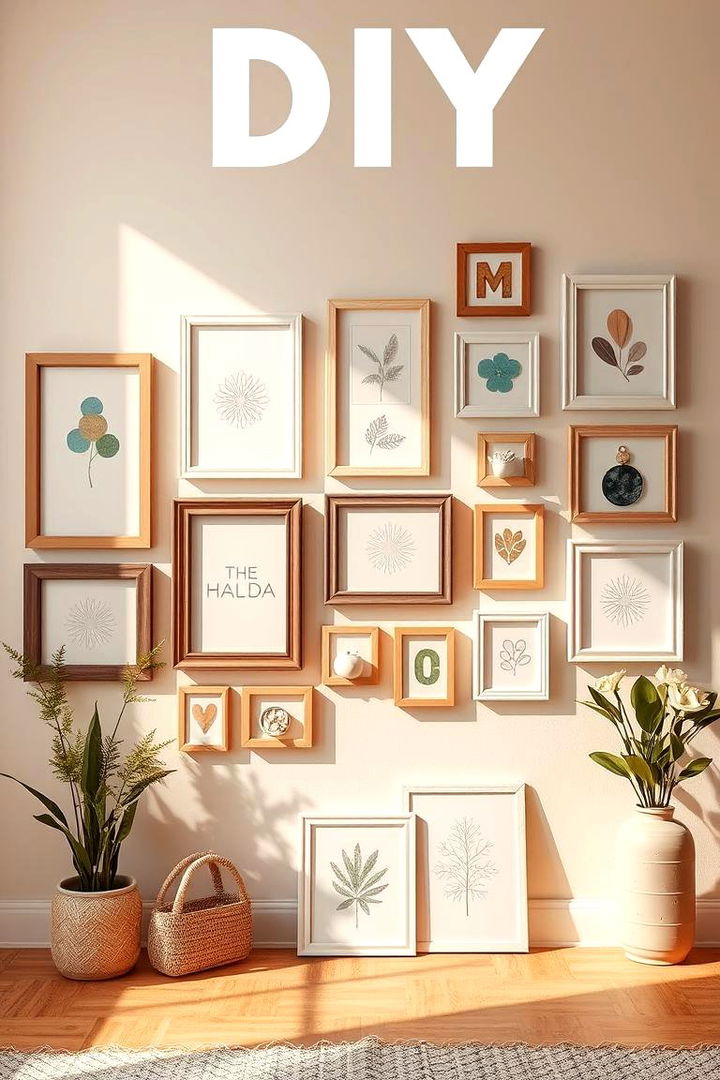 DIY Craft Wall - 22 Wall Collage Ideas