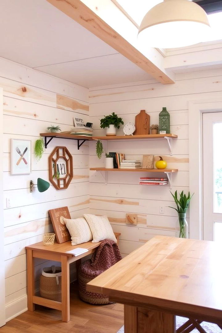 DIY Crafted Shiplap Fireplace - 22 Shiplap Fireplace Ideas