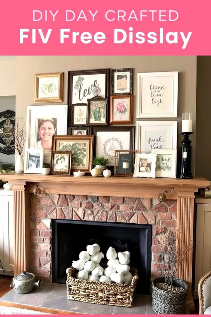 DIY Crafts Above Fireplace - 22 Fireplace Decor Ideas