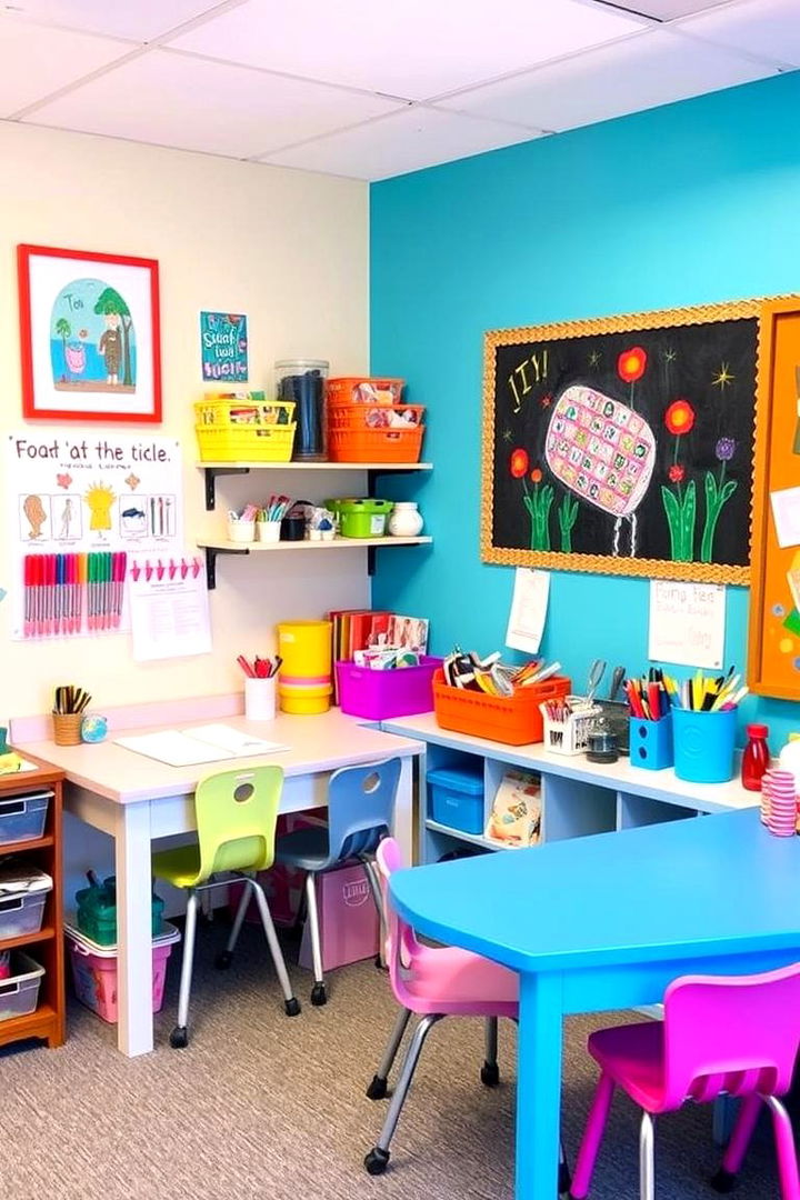 DIY Creative Corner - 22 Teen Hangout Room Ideas