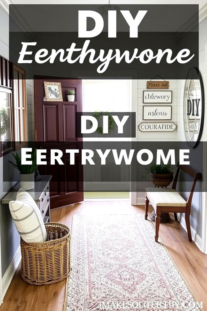 DIY Creative Ideas - 22 Shiplap Wall Entryway Ideas
