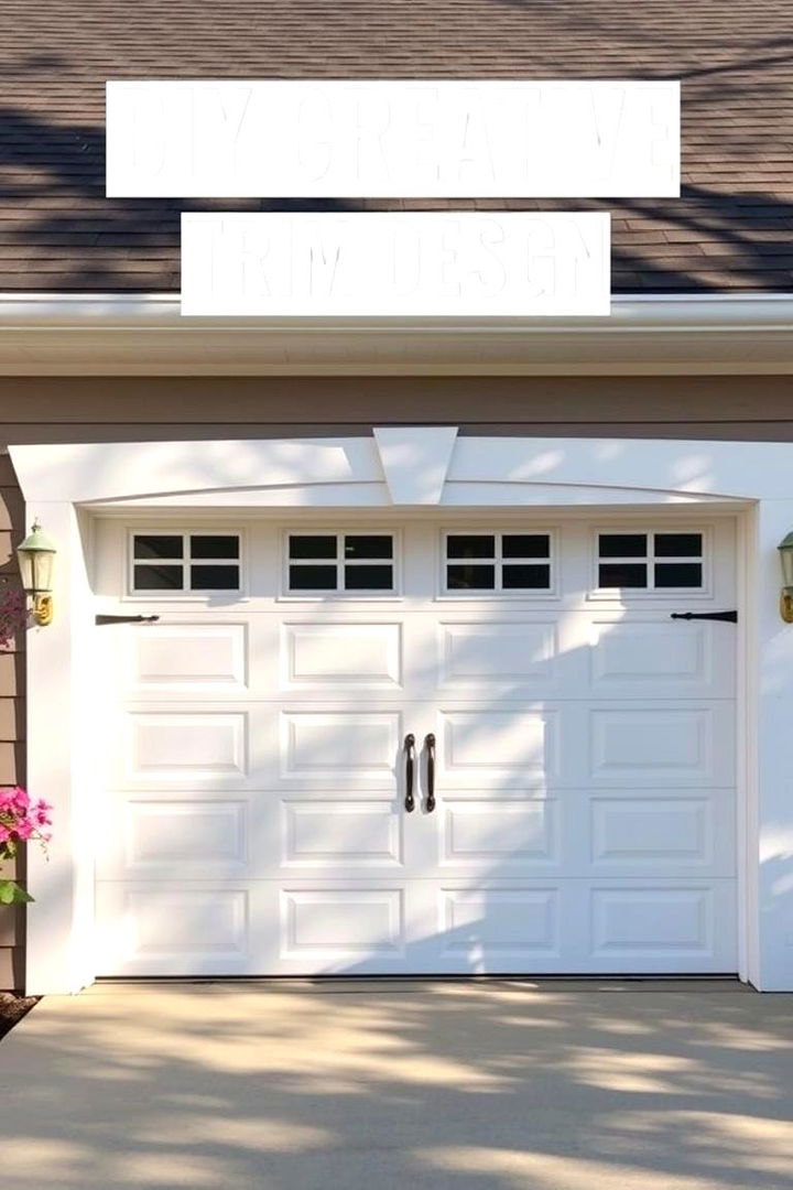 DIY Creative Trim Designs - 22 Exterior Garage Door Trim Ideas
