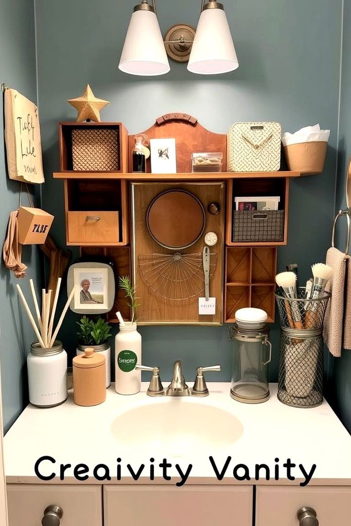 DIY Creativity Vanity - 22 Makeup Vanity Ideas