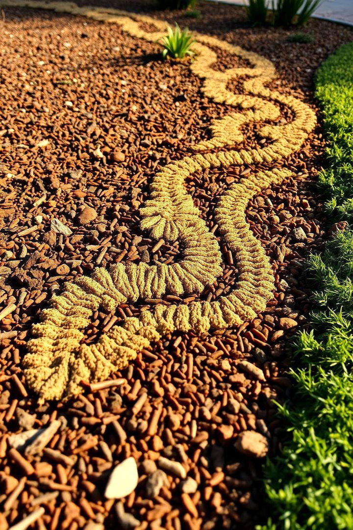 DIY Custom Mulch Border Art - 22 Mulch Edging Ideas