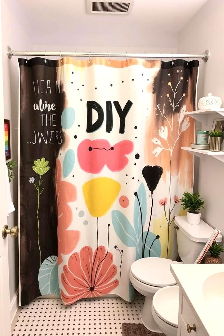 DIY Customizable Options - 22 Shower Curtain Ideas