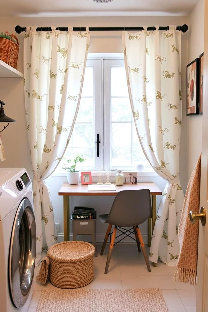 DIY Customization - 22 Laundry Room Curtain Ideas