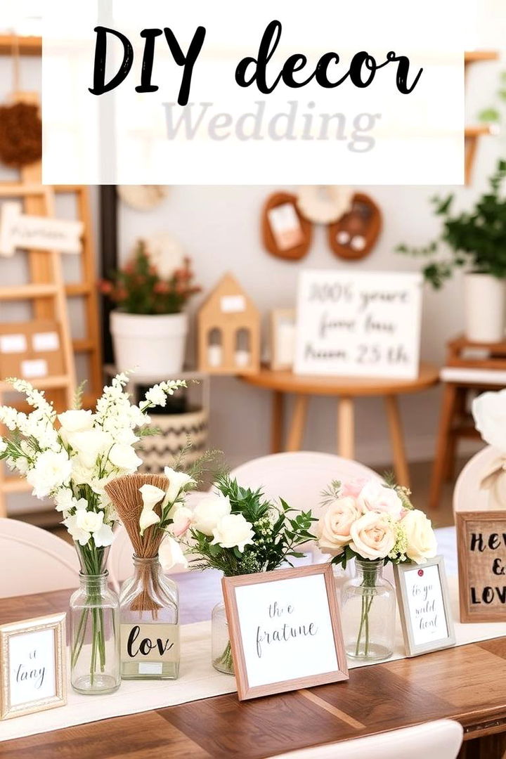 DIY Decor Delight - 22 Casual Wedding Ideas