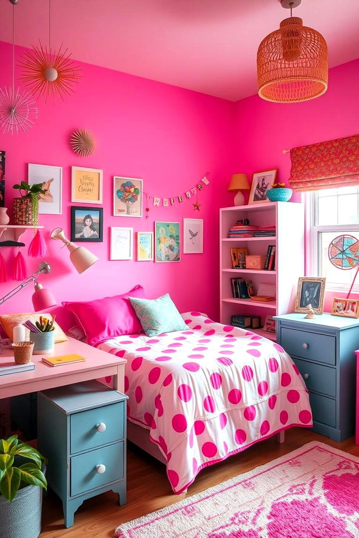 DIY Decorative Accents - 22 Pink Dorm Room Ideas