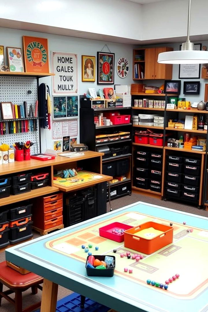 DIY Game Workshop - 22 Basement Game Room Ideas
