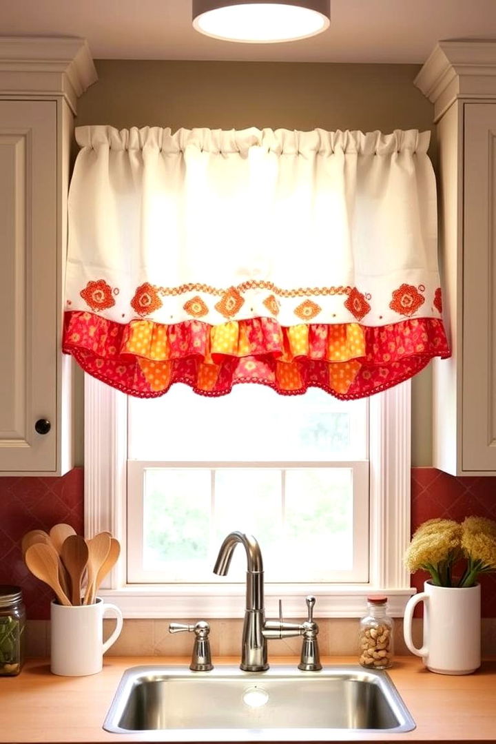 DIY Kitchen Valance Projects - 22 Kitchen Valance Ideas