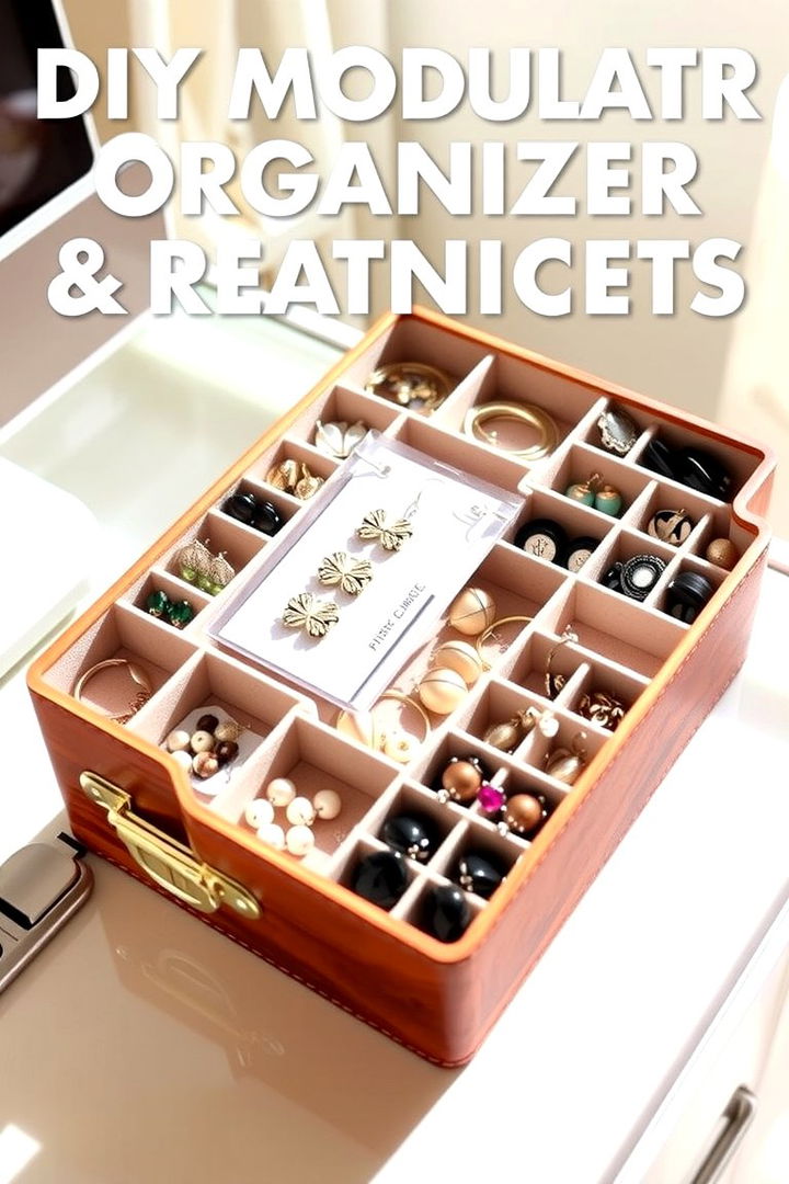 DIY Modular Organizer - 22 Earring Storage Ideas